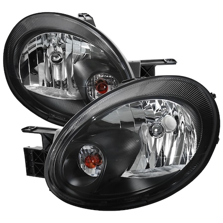 Spec-D Tuning 03-05 Dodge Neon Crystal Housing Headlight Black 2LH-NEO03JM-ABM